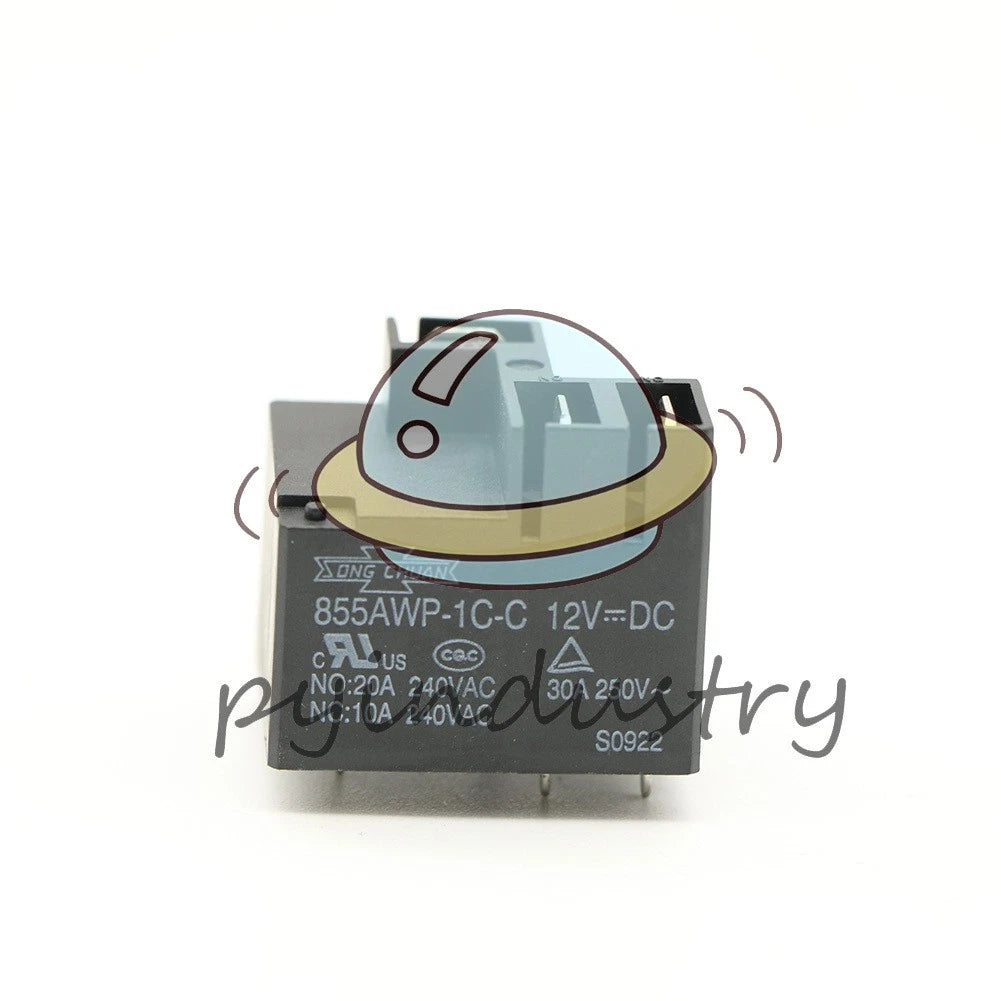 SONG CHUAN 855AWP-1C-C 12VDC Power Relay 12VDC 5Pin 20A 240VAC 10PCS