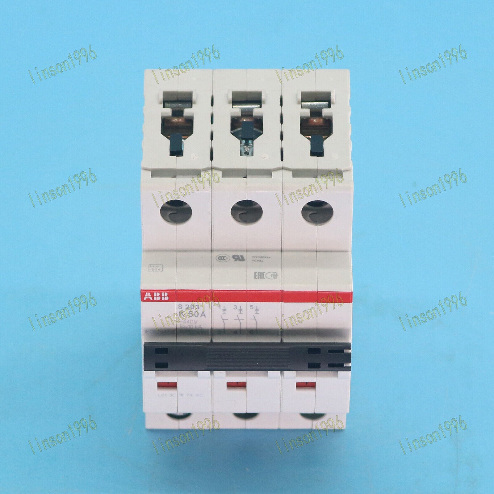 ABB S203-K50 3P K 50A Circuit Breaker - ABB