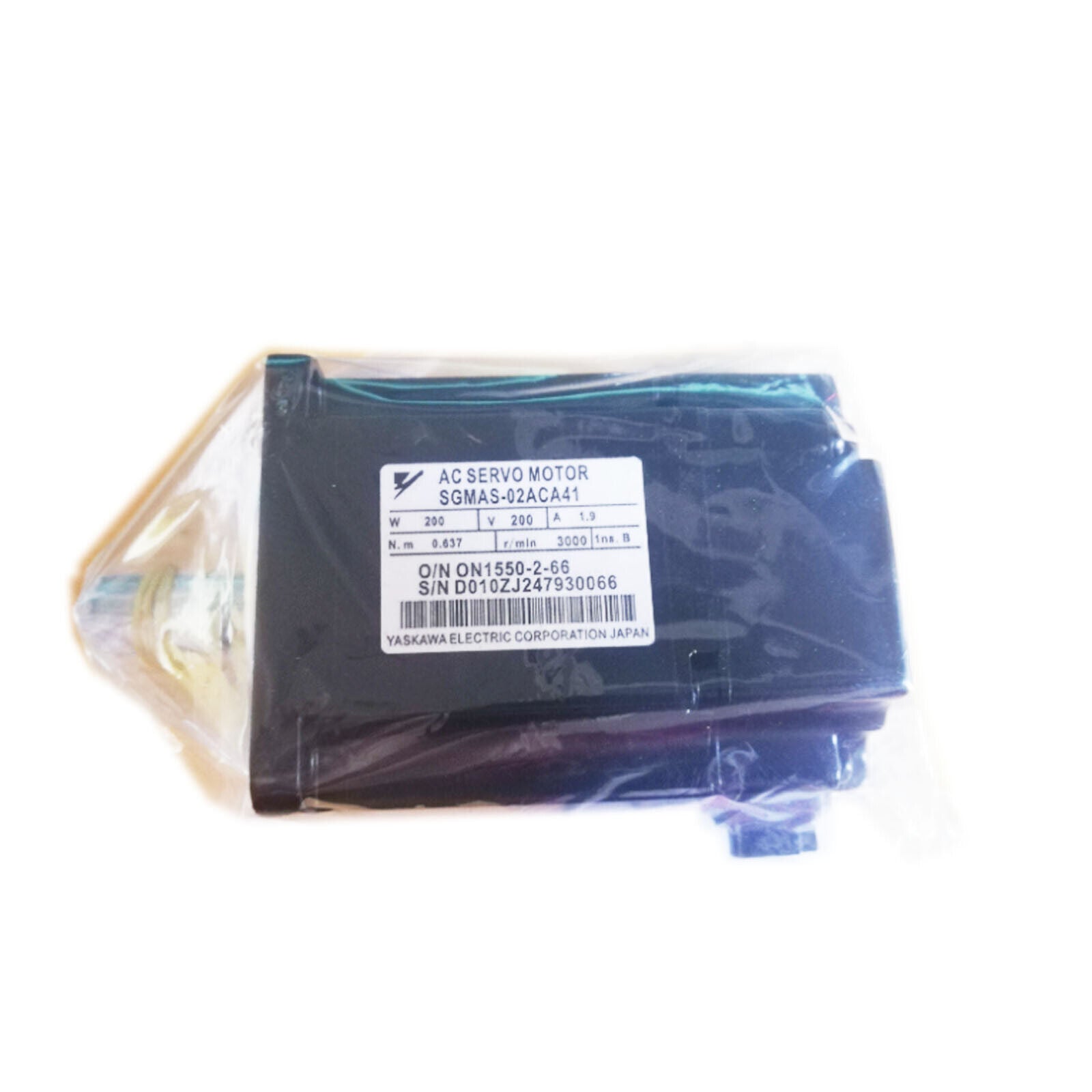 1PC YASKAWA SGMAS-02ACA41 SERVO MOTOR - YASKAWA