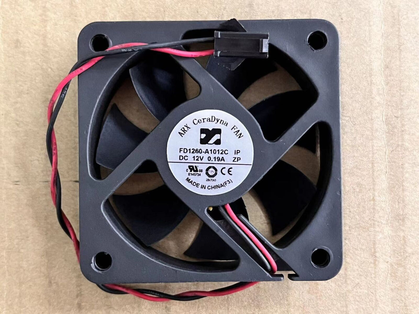 new 1PC ARX 6015 FD1260-A1012C DC12V 0.19A 6CM cooling fan