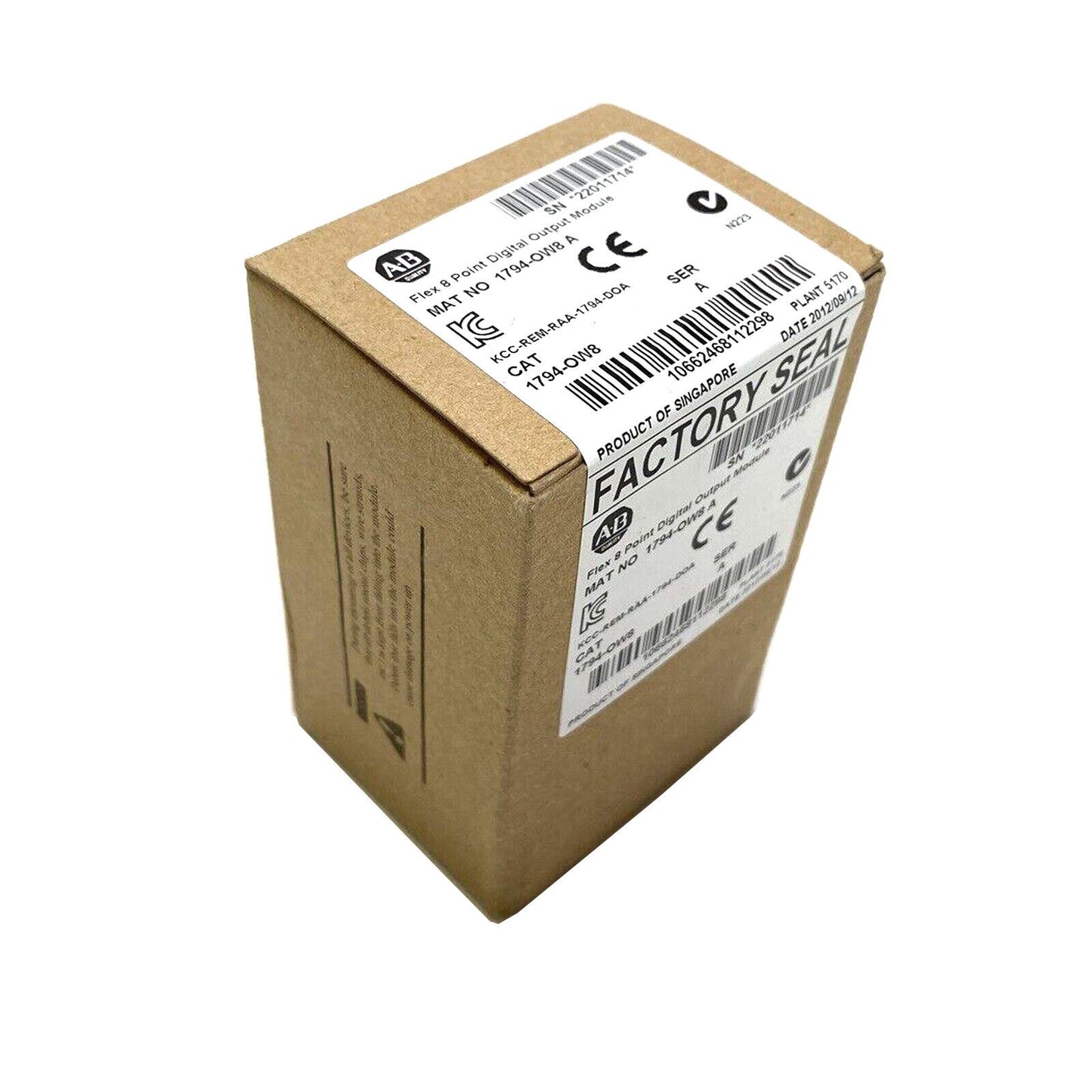 Factory Sealed AB 1794-OW8 SER A Flex 8 Point Relay Output Module 1794OW8 - AB