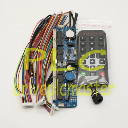 Universal Nixie Tube Clock 6 Digit+Remote Control Kit for IN12 IN14 IN18 QS30-1#