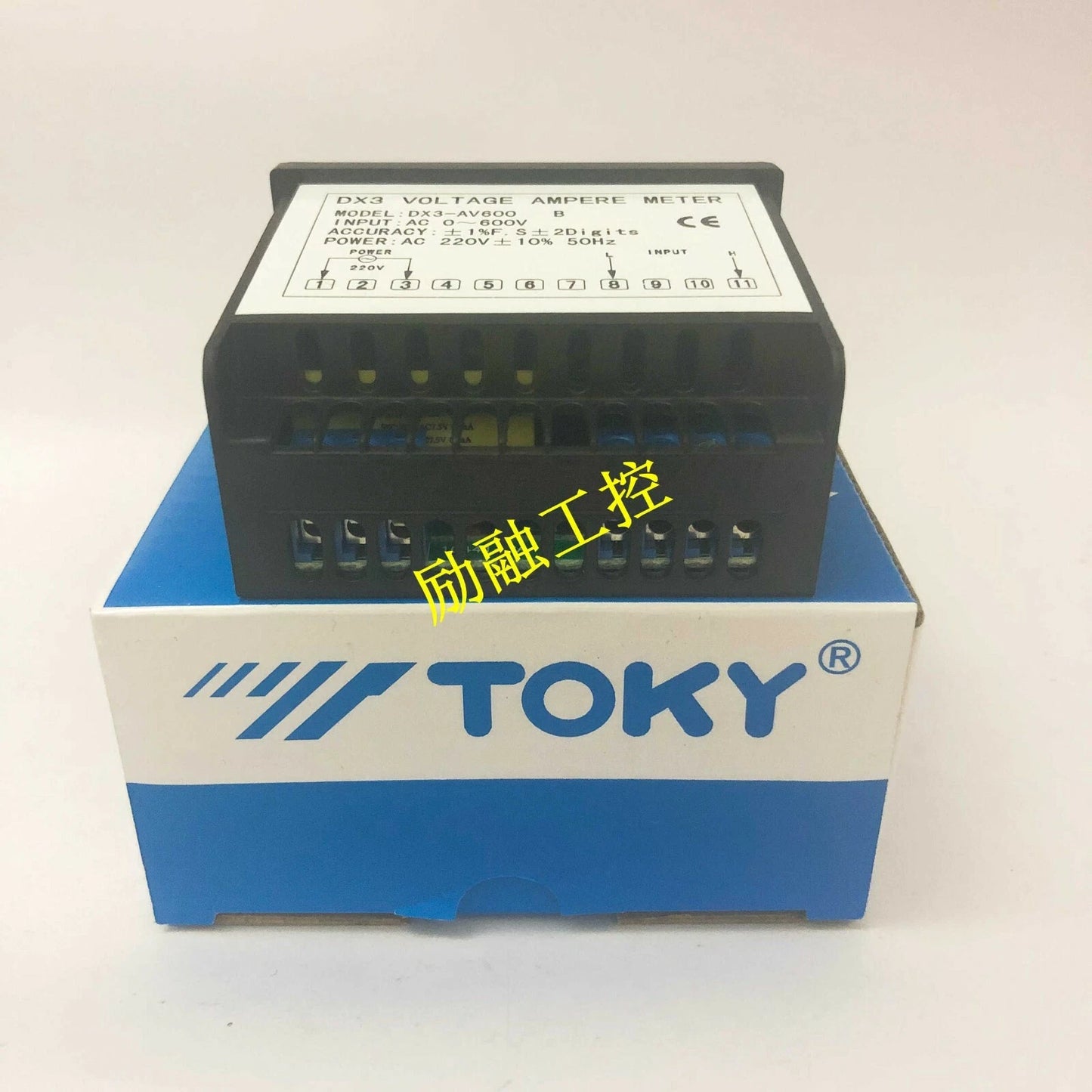 1PCS TOKY DX3-AV600 digital voltage and ammeter