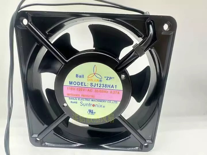 SUNJUN SJ1238HA1 12038 AC110V-120V 0.27A 12CM Ball Bearing Axial Cooling Fan