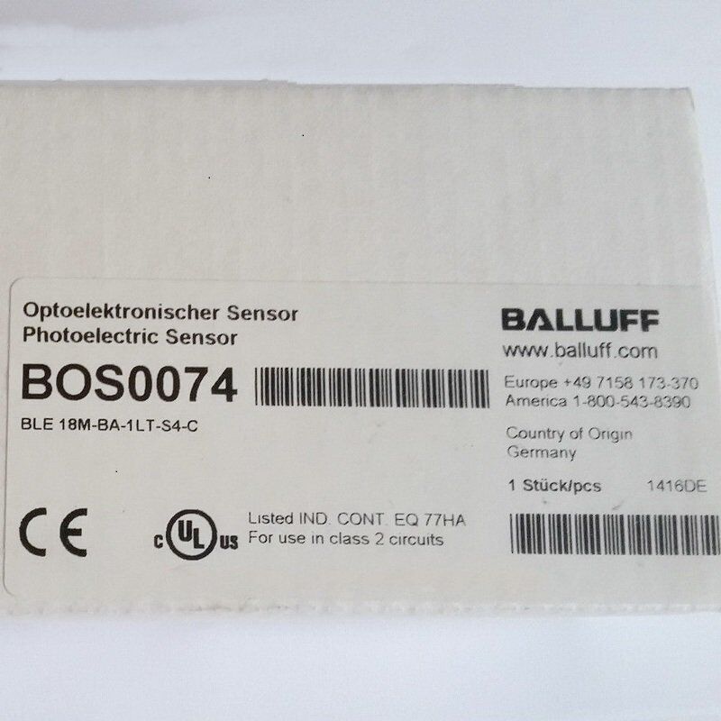 New 18M-BA-1LT-S4-C Photoelectric Sensor BLE - BALLUFF