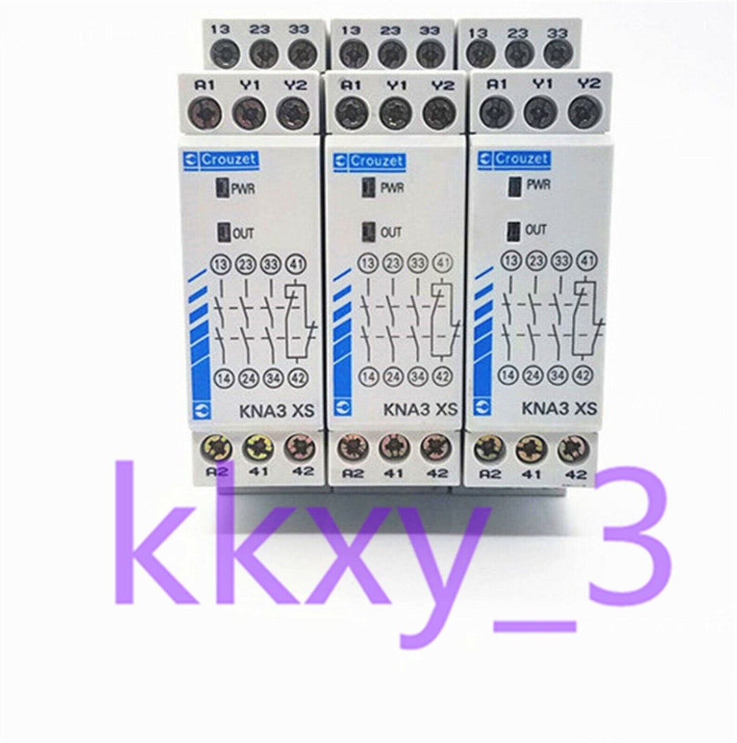 Crouzet Safety Relay KNA3 XS 24VAC/DC 85100036 - CROUZET