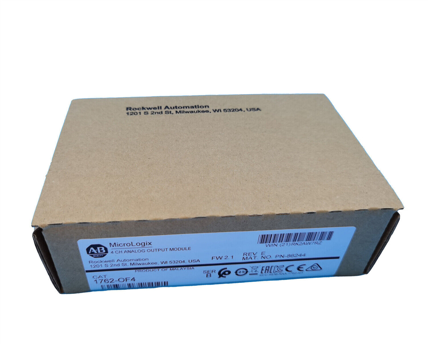 Allen-Bradley 1762OF4 Factory Sealed MicroLogix 4-Ch Analog Output - ALLEN-BRADLEY