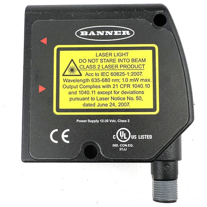 BANNER LTF12IC2LDQ Laser Displacement Sensor - High-Precision Measurement - BANNER