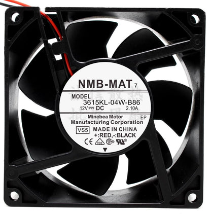 NMB 3615KL-04W-B86 9038 DC12V 2.10A 9CM 2-Wire Inverter Cooling Fan