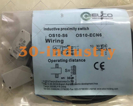 ELCO OS10-S6 Photoelectric Switch Sensor with OS10-ECN6 - ELCO