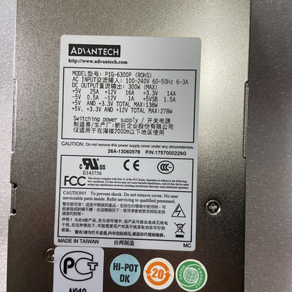 ADVANTECH P1G-6300P Power Supply - High-Performance DC-AC Inverter - ADVANTECH