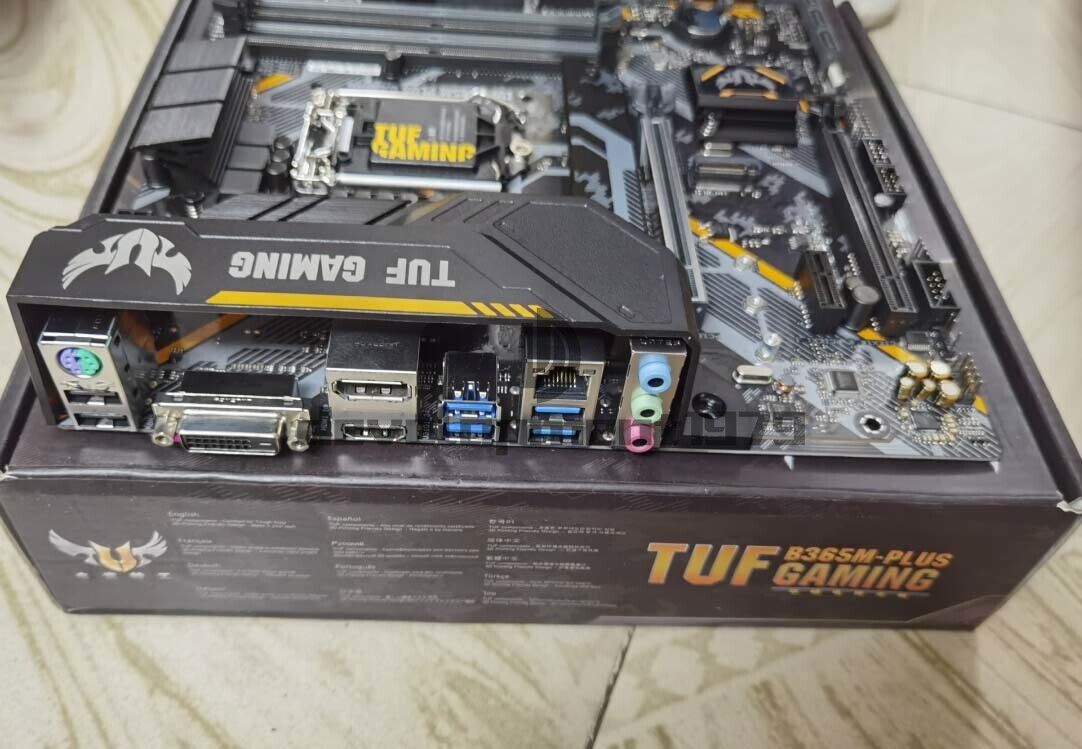 new 1PCS ASUS TUF B365M-PLUS GAMIMG Motherboard Micro ATX