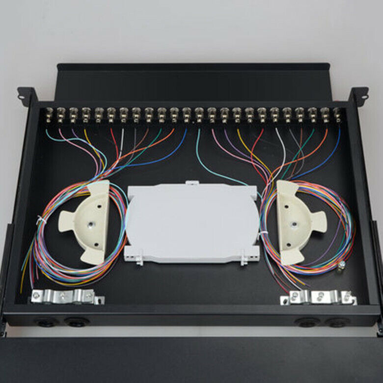 new 24-core FC terminal box fiber distribution frame cabinet drawer wiring full