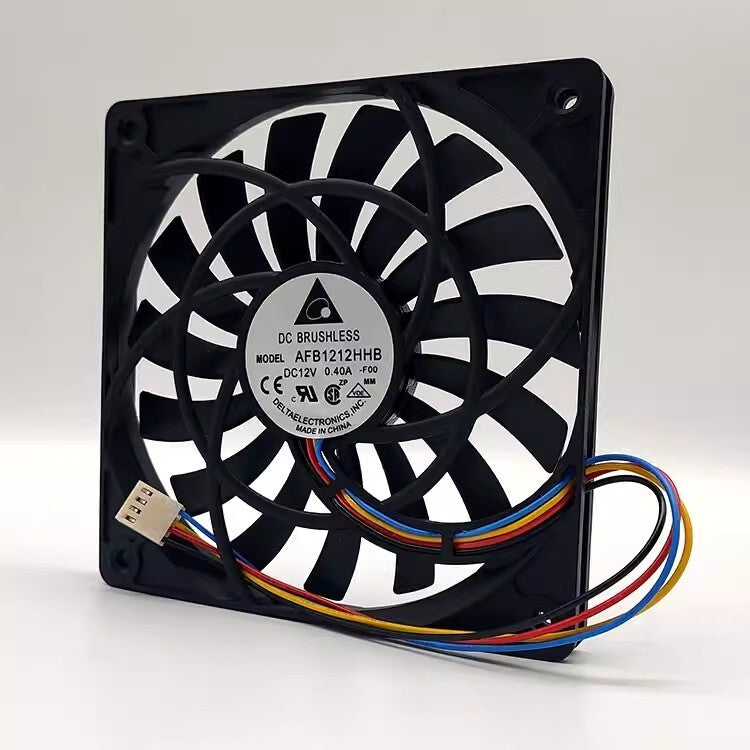 Delta AFB1212HHB 12013 DC12V 0.14A 4-Wire PWM Temperature Control Fan
