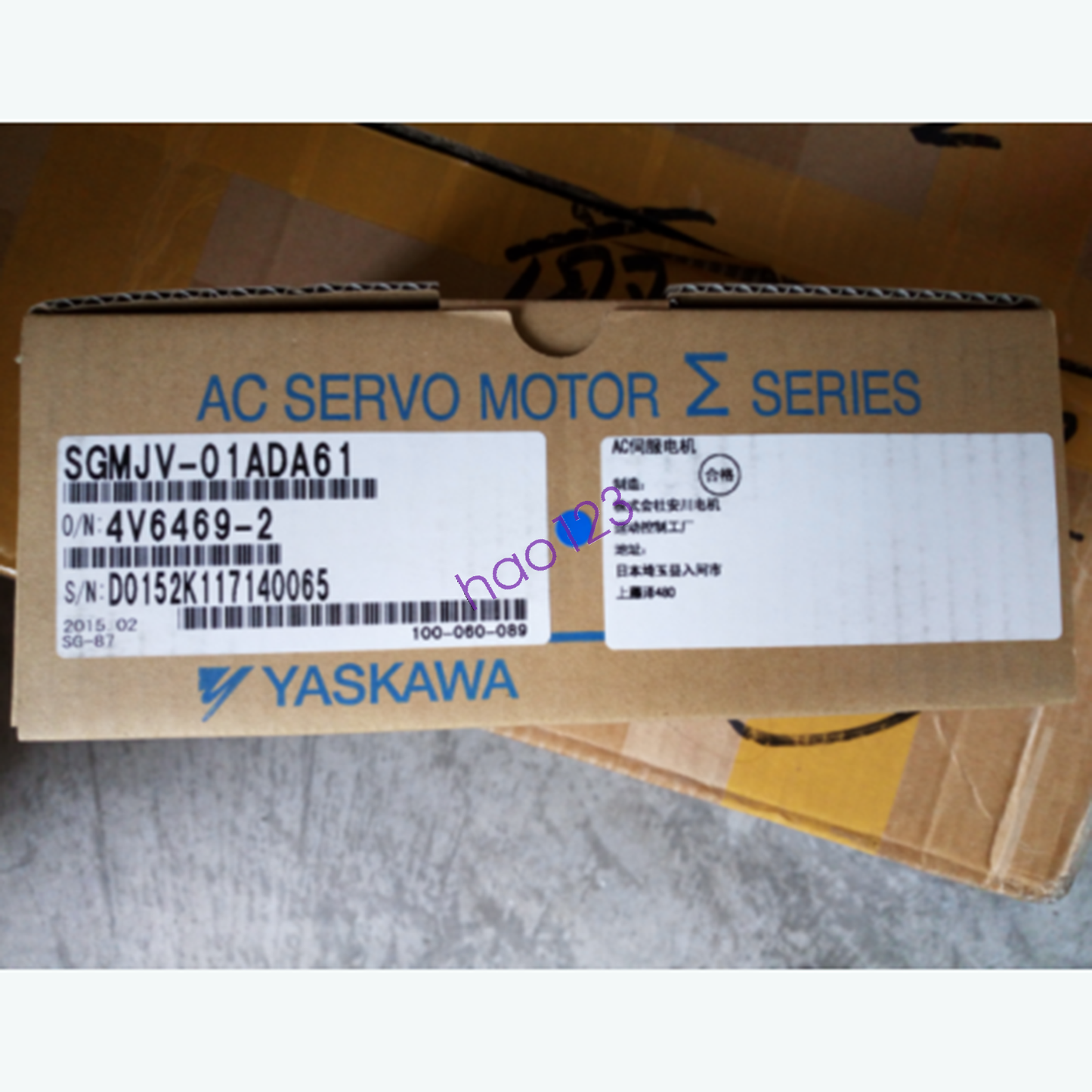 new 1pcs Yaskawa servo Motor SGMJV-01ADA61 FAST SHIP - YASKAWA