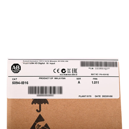 5094-IB16 Allen Bradley Flex Logix 5000 DC Input Module US - ALLEN BRADLEY