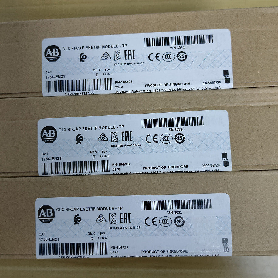 Allen Bradley 1756-EN2T CLX ENet/IP New Version - ALLEN BRADLEY
