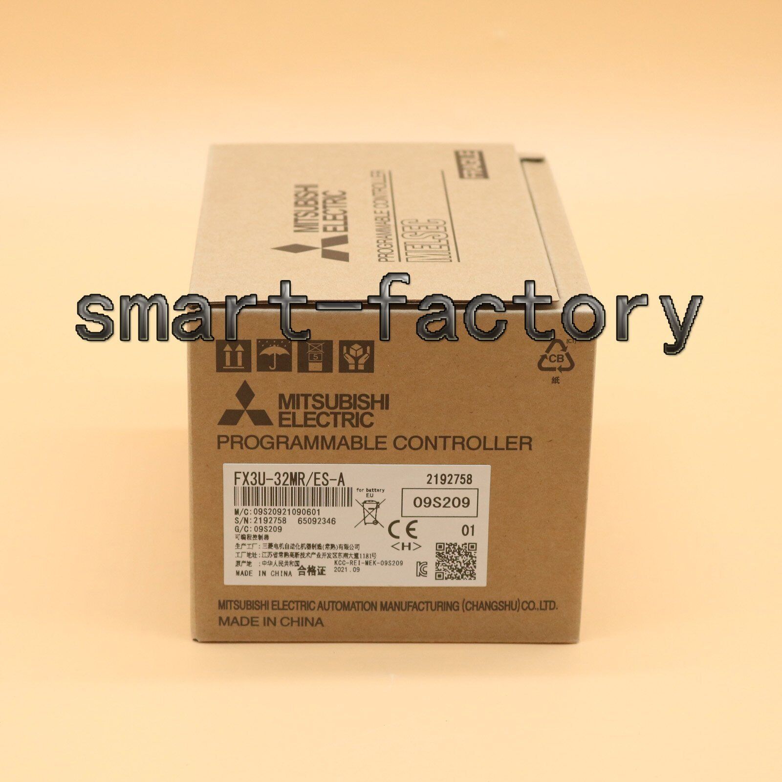 New Mitsubishi In Box PLC FX3U-32MR/ES-A Programming Logic Controller - MITSUBISHI