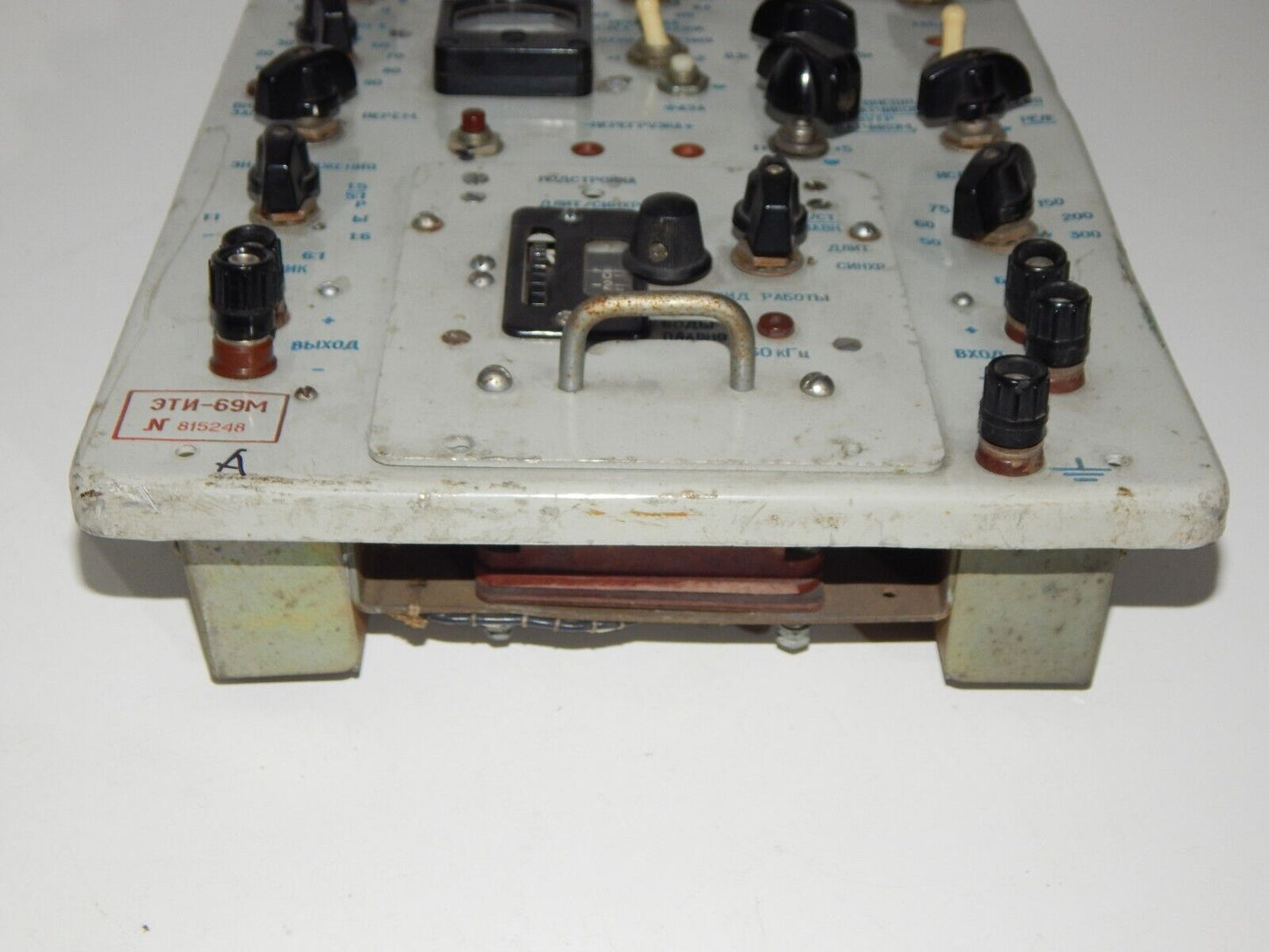 used Collectible Control Panel Module Russian Technology Aircraft Equipment ETI-69 - ETI