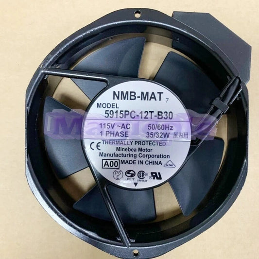 1PCS For 5915PC-12T-B30 NMB-MAT 5915PC-12T-B30-A00 Fan 115V 50/60Hz 35/32W~