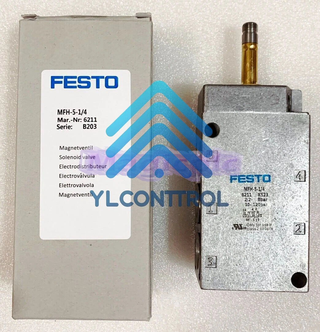 1PC FESTO MFH-5-1/4 6211 Solenoid Valve