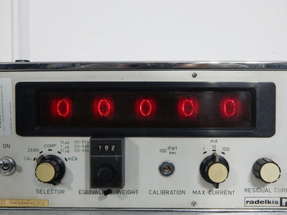 Used Measuring Devices RADELIKS Integrator Unit OH-404/C - NIXIE tube 5x Z560M - RADELIKS