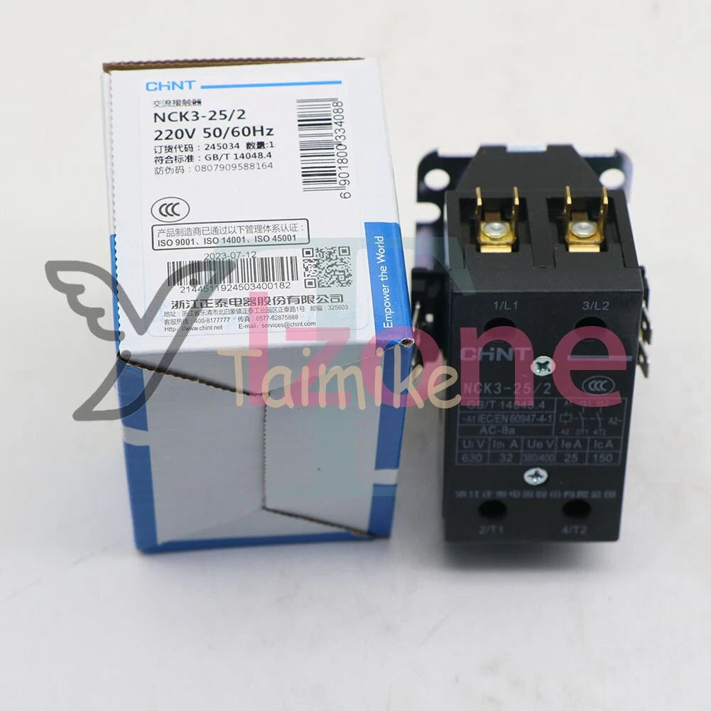 1PC NCK3-25/2 25A 220V 50/60Hz air conditioner dedicated AC contacto