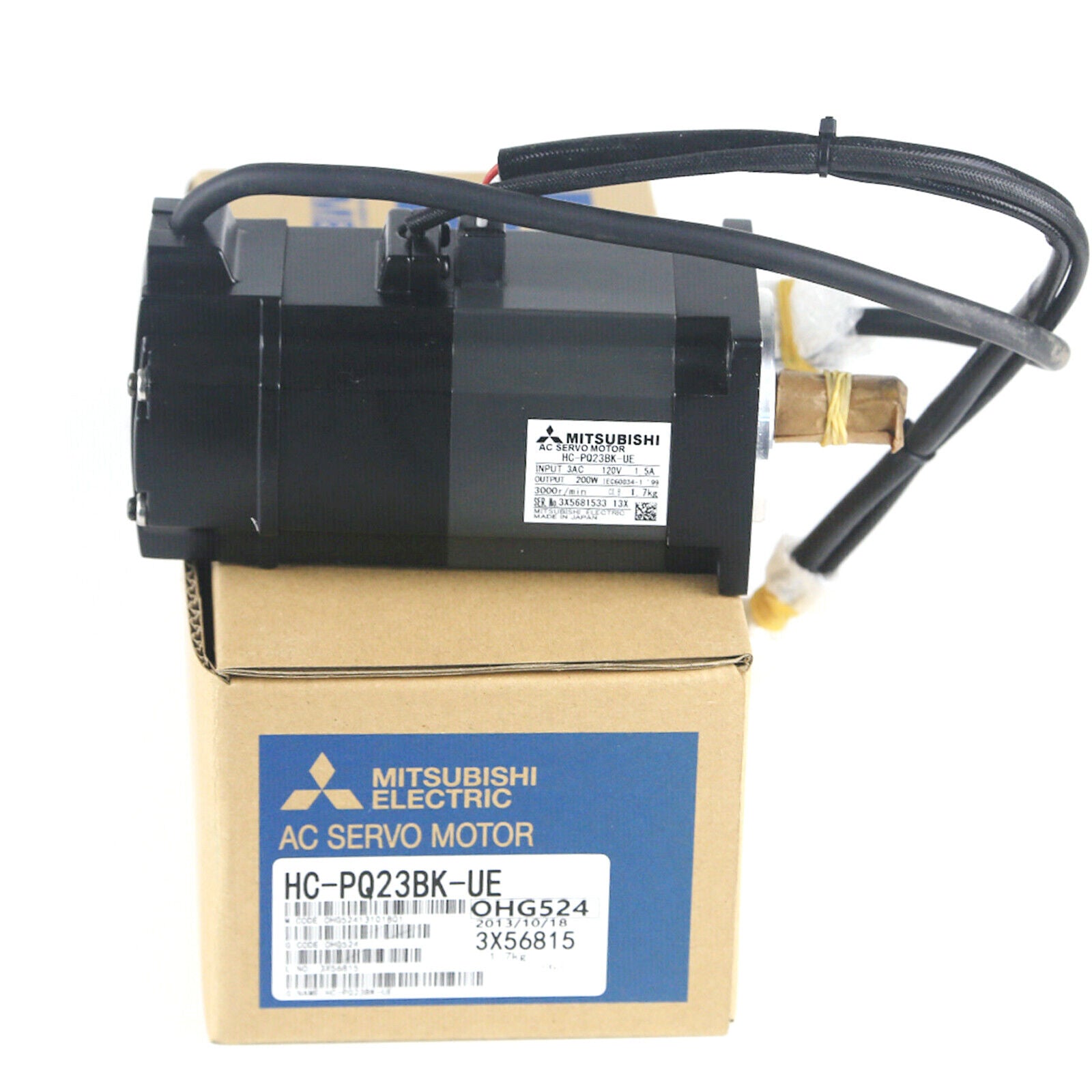 Mitsubishi Servo Motor HC-PQ23BK-UE - MITSUBISHI