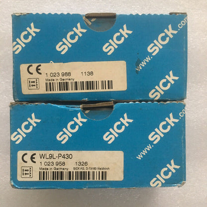ONE SICK Photoelectric Switch WL9L-P430 1-Year Warranty - ONE SICK