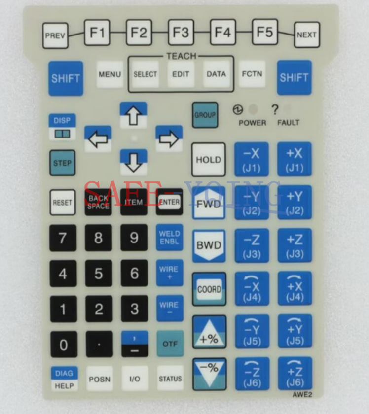 new 1PC Membrane Keypad FOR FANUC A05B-2518-C200#EAW AWE2 Teach Pendant Button Film - FANUC
