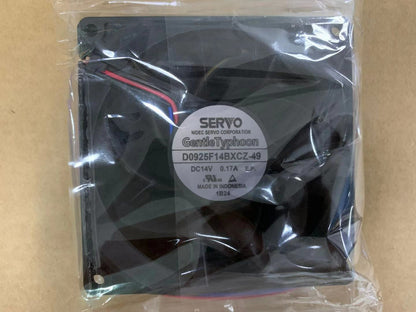 new SERVO GentleTyphoon D0925F14BXCZ-49 9CM 14V 0.17A Scythe fan