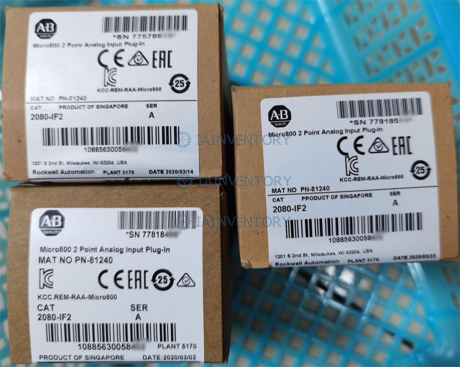 Allen-Bradley Micro800 2 Point Analog Input Plug-In - ALLEN-BRADLEY