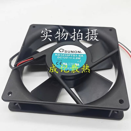 SUNON KD1212PTS1-6A 12025 DC12V 4.8W 120*25MM 2-Wire Inverter Cooling Fan