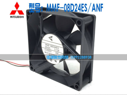 1pcs Mitsubishi MMF-08D24ES-ANF 8025 24V 0.13A 2-wire inverter fan