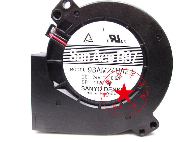 Sanyo 9BAM24HA2-9 9733 24V 2-wire double ball turbo blower