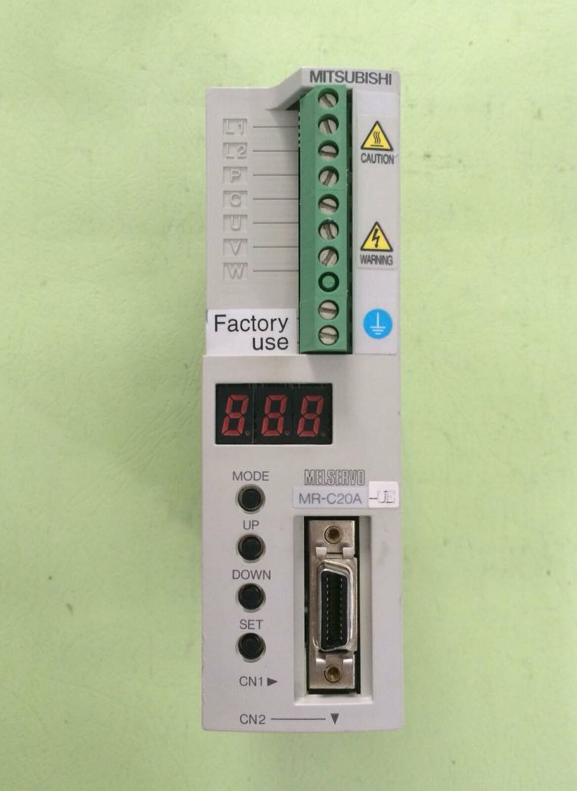 Used Mitsubishi PLC MR-C20A-UE Servo Drive in Good Condition - MITSUBISHI
