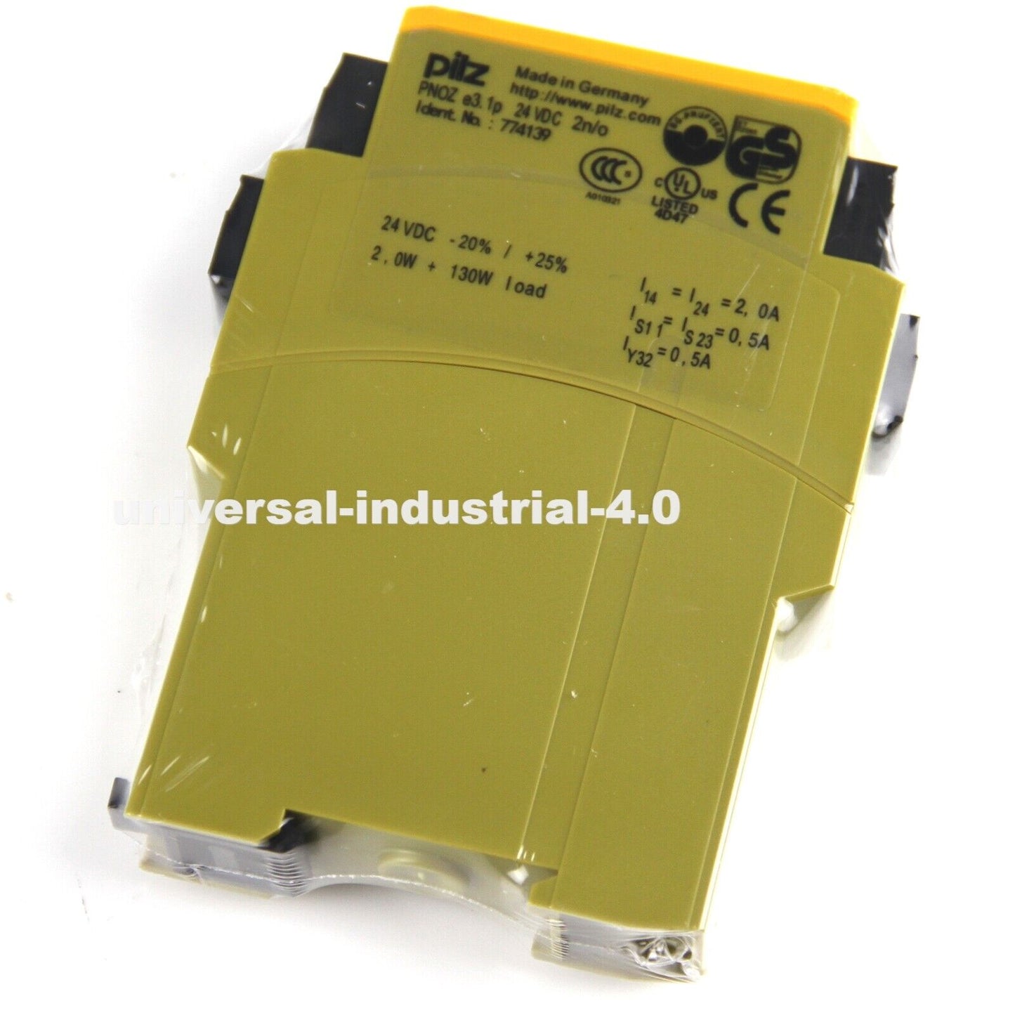 PILZ PNOZ E3.1P C 2N O 784139 Safety Relay 24VDC - Industrial Safety Relay with 24V DC Input and Multiple Configurations - PILZ