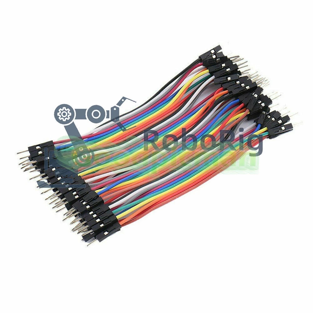 40PCS Dupont 10CM Male To Male Jumper Wire Ribbon Cable for Breadboard Arduino