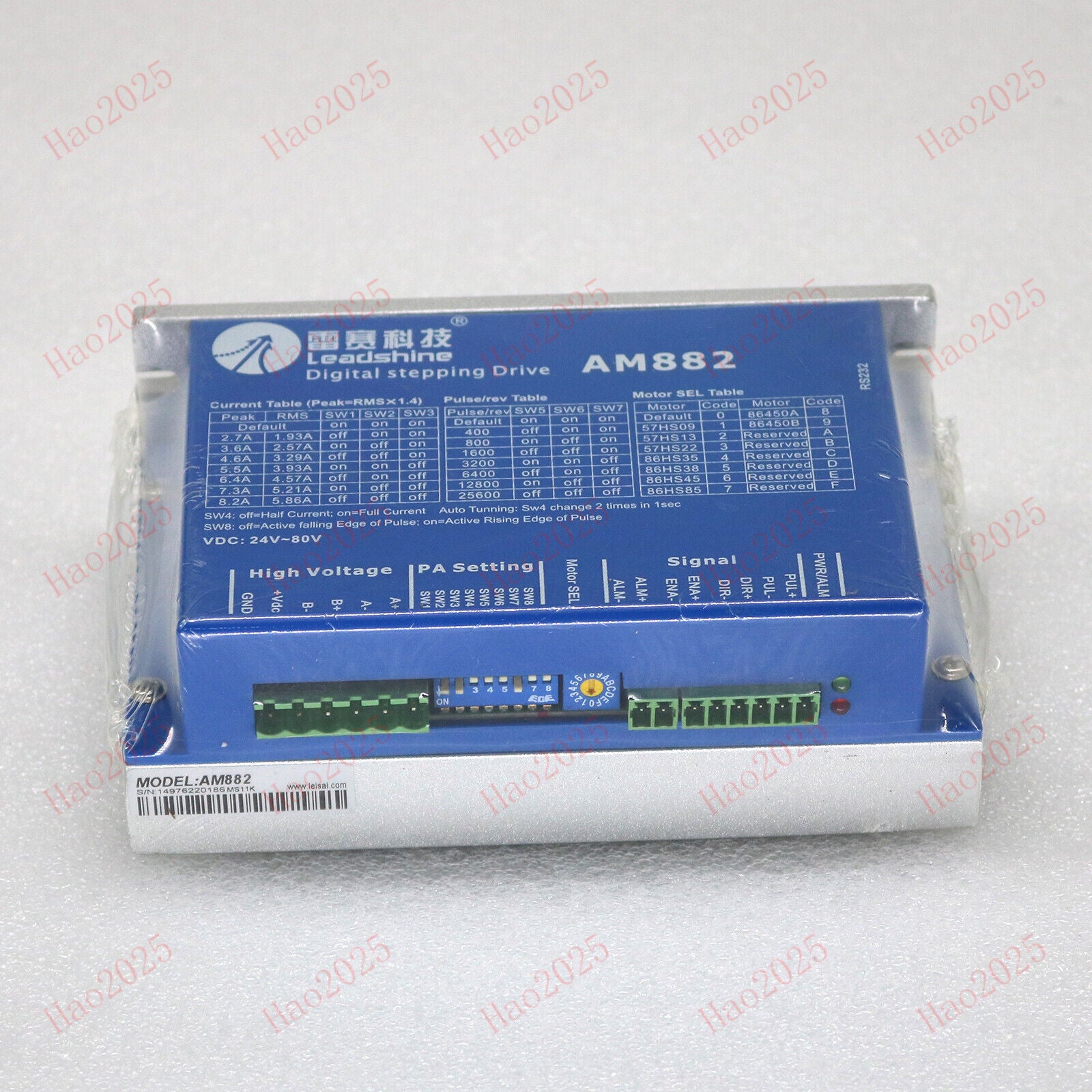 new AM882 Leadshine Stepper Motor Driver 80V 8.2A with Sensorless Detection SHIP - LEADSHINE