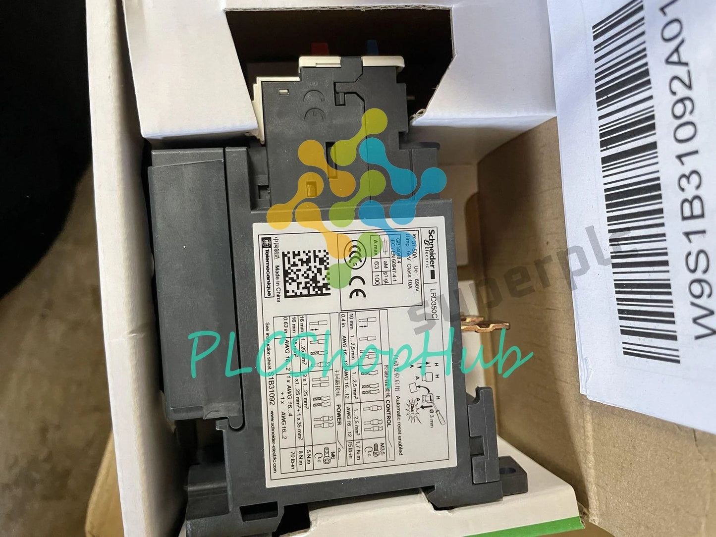 1PC Schneider Thermal overload relay LRD350C 37-50A free shipping