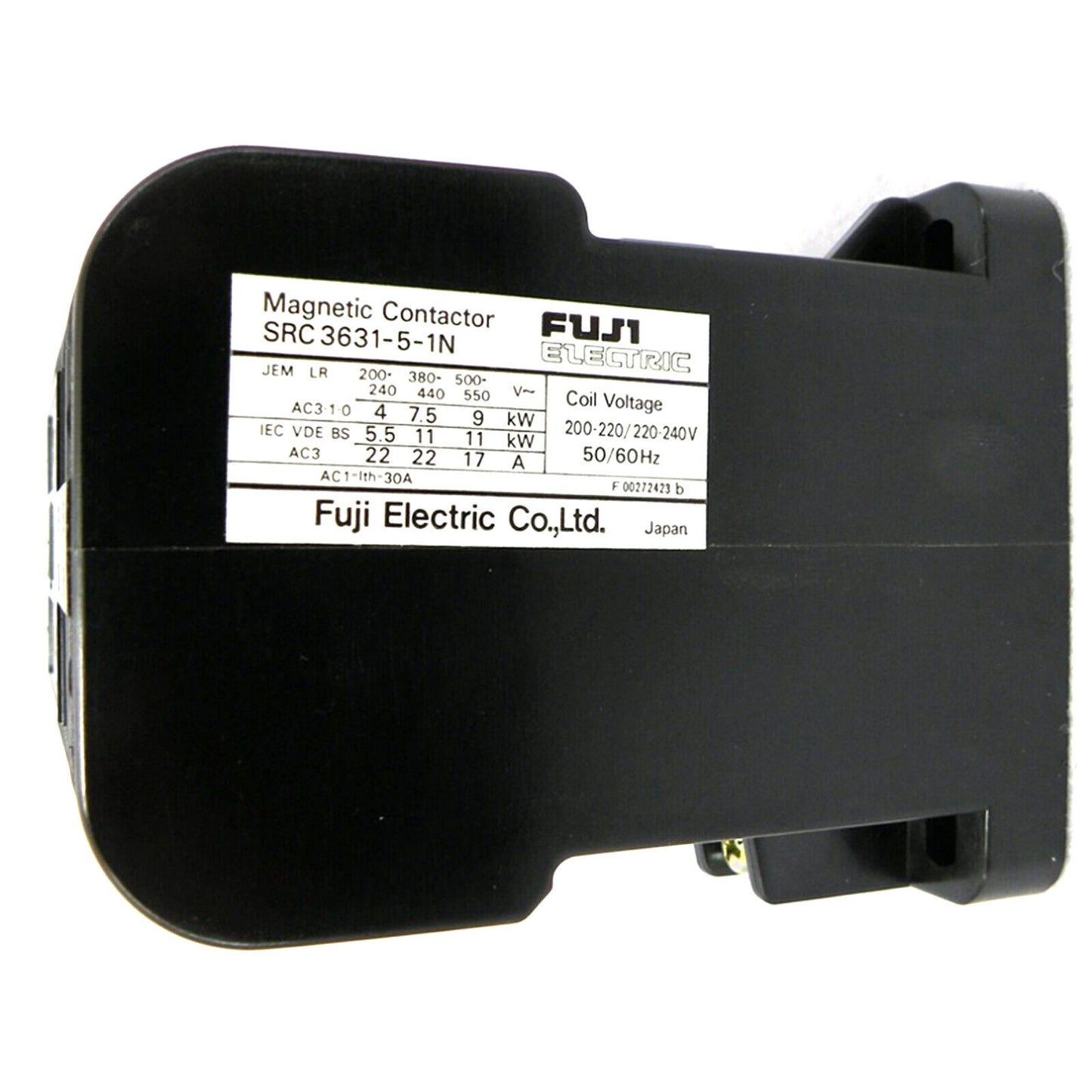 100-110VAC Magnetic Contactor - Fuji Electric SRC3631-5-1N - FUJI ELECTRIC