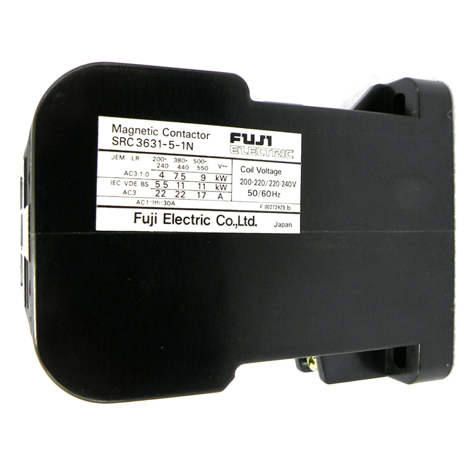 100-110VAC Magnetic Contactor - Fuji Electric SRC3631-5-1N - FUJI ELECTRIC