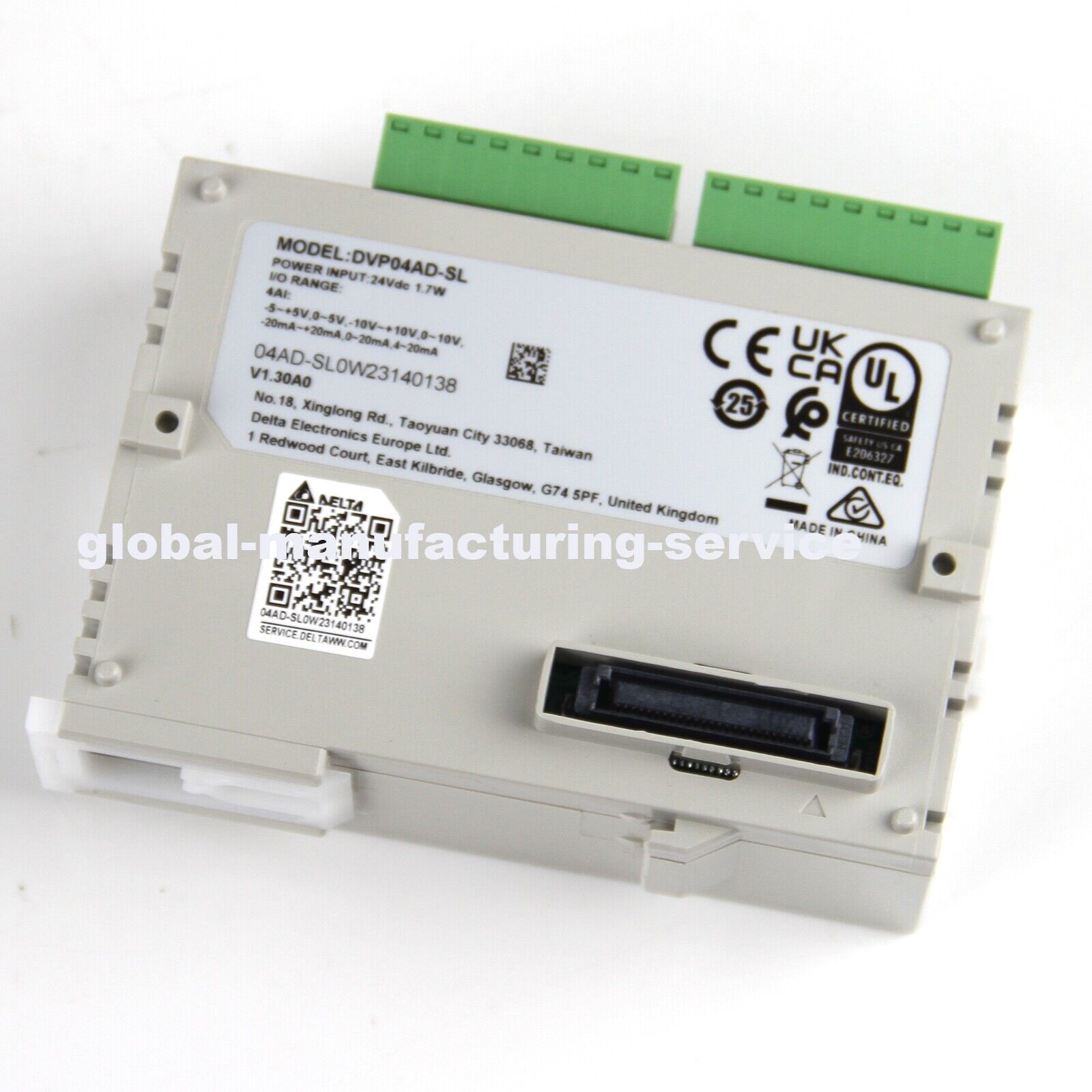 Delta DVP04AD-SL High Speed Analog Input Module DVP04ADSL Unit 1PC Delta