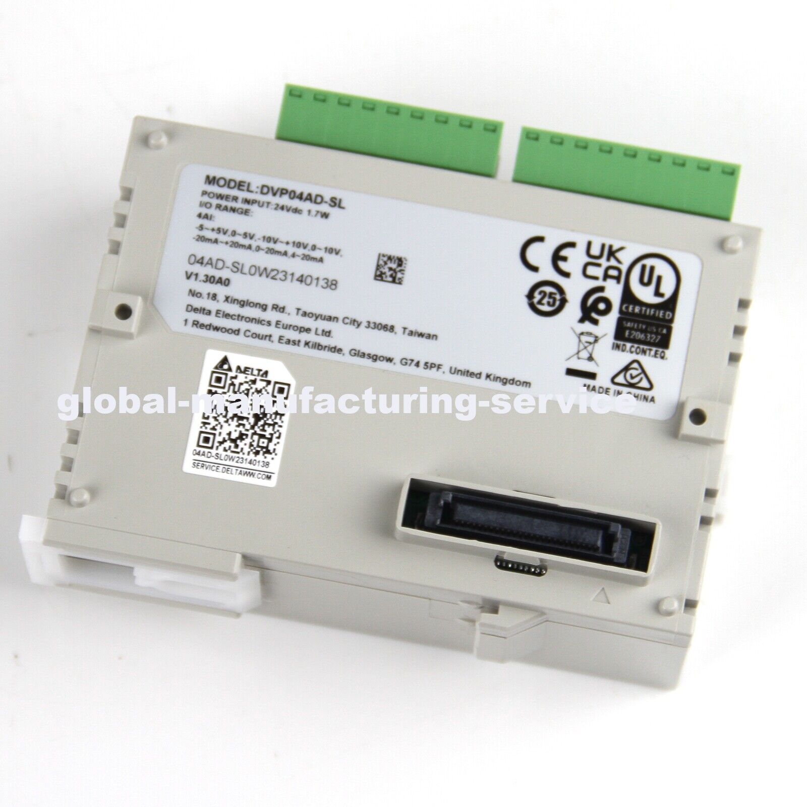 Delta DVP04ADSL - High-Speed Analog Input Module - 1 Piece - DELTA