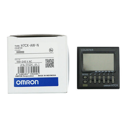 OMRON H7CX-AW-N H7CXAWN Counter 100-240VAC Original New in Box Ship - OMRON