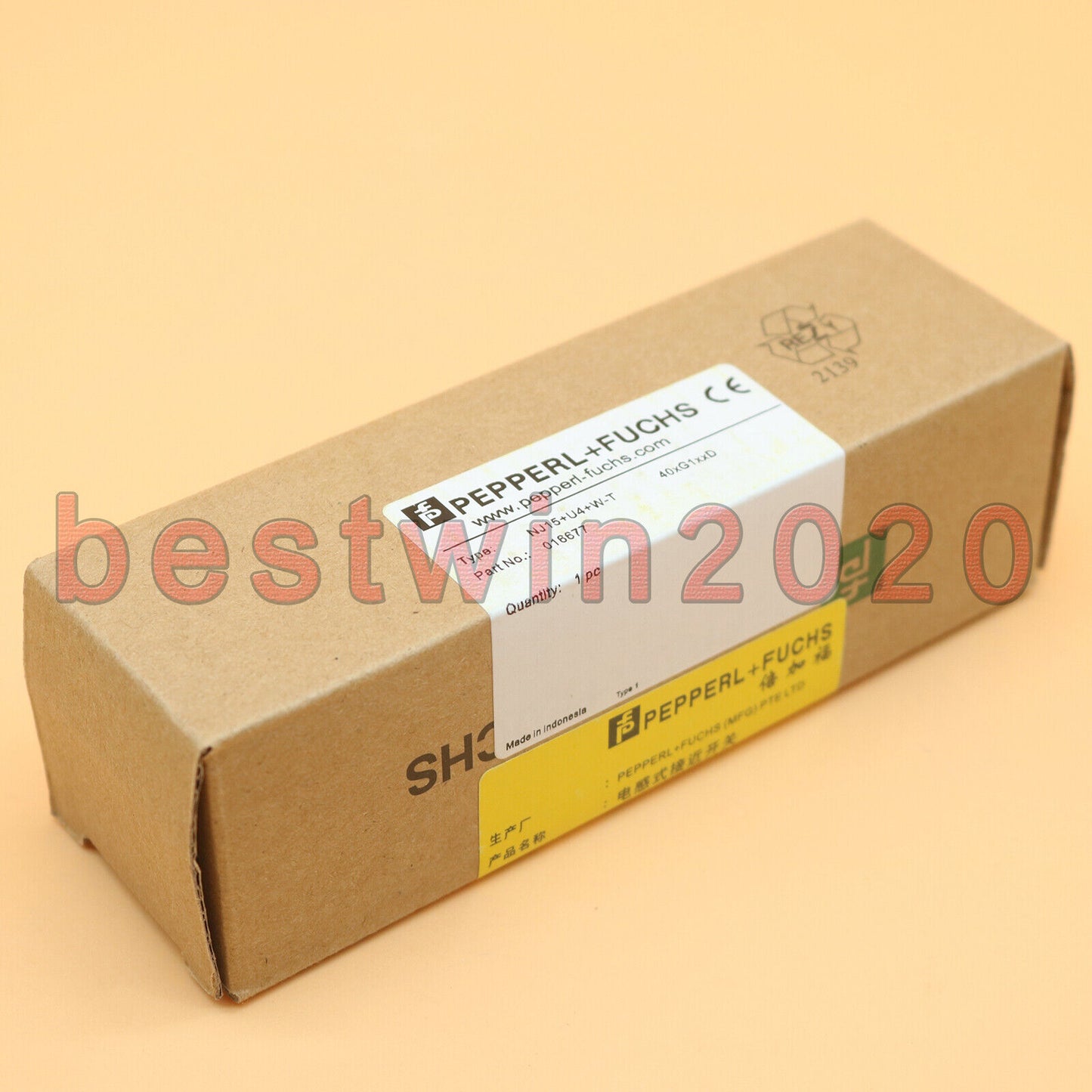 new PEPPERL+FUCHS NJ15+U4+W-T Inductiver Sensor - PEPPERL+FUCHS