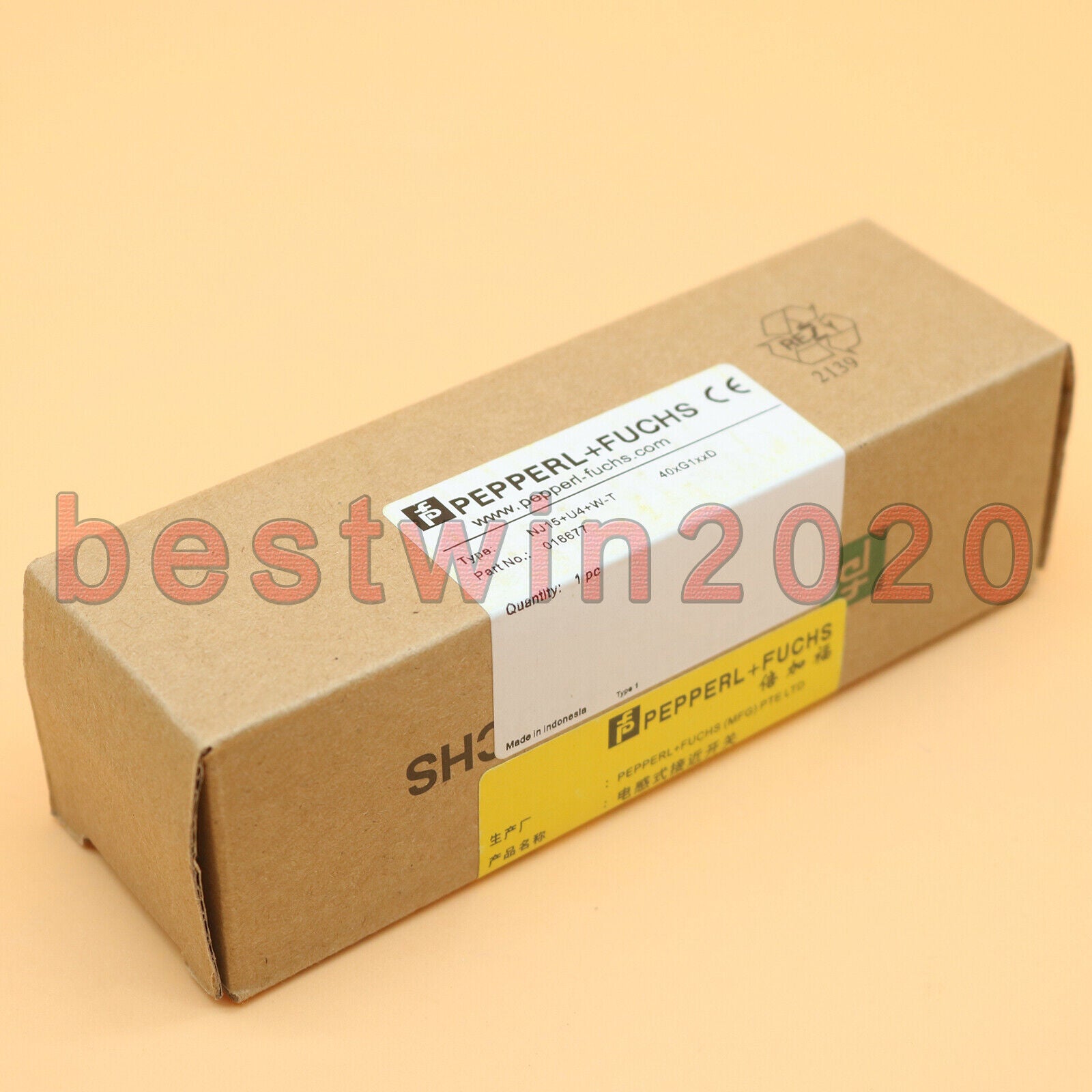 new PEPPERL+FUCHS NJ15+U4+W-T Inductiver Sensor - PEPPERL+FUCHS
