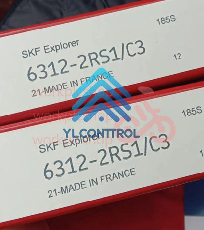 1PCS SKF 6312-2RS1/C3 single row deep groove ball bearing
