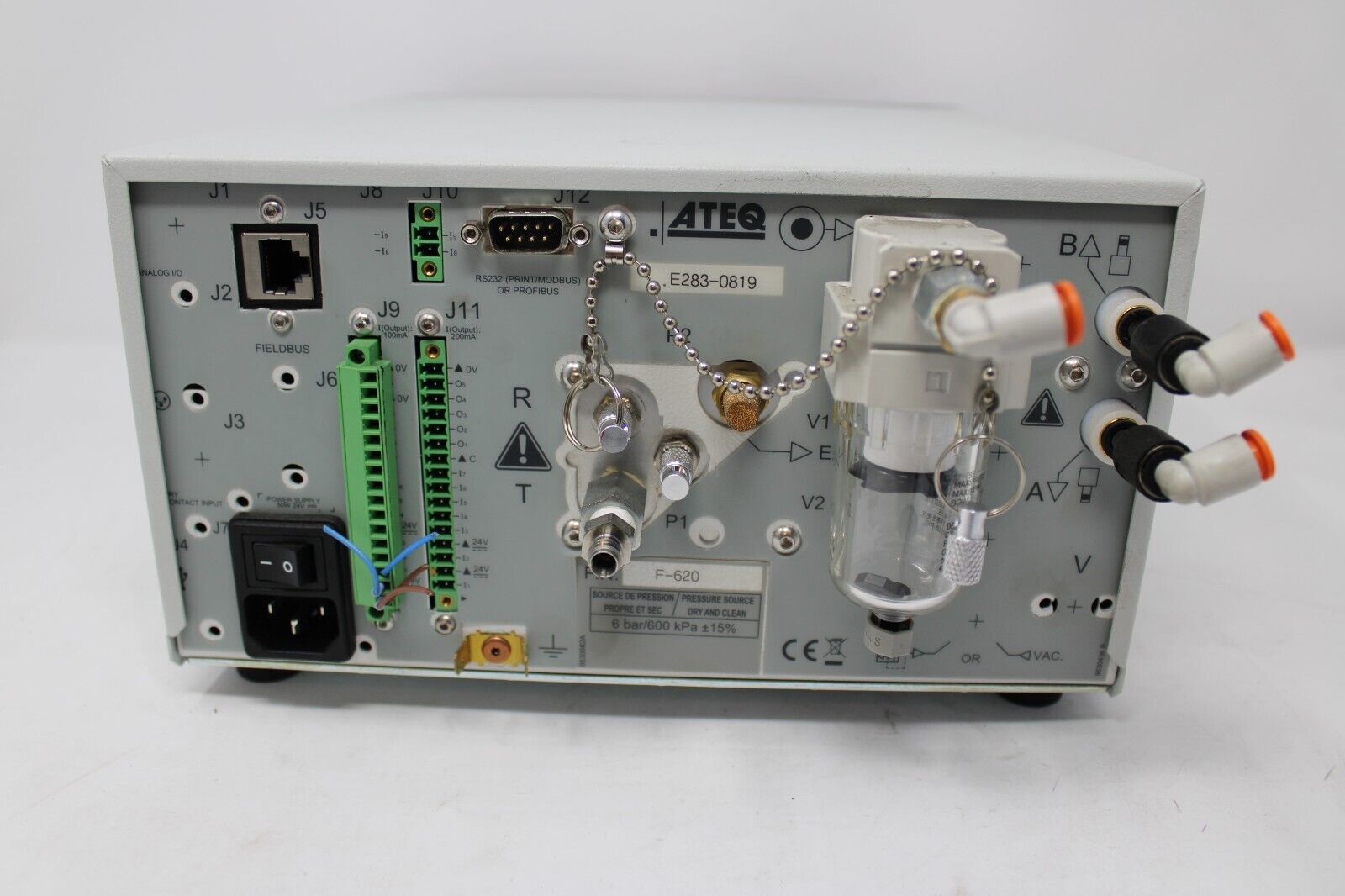 used ATEQ Primus F620 Leak Detector 2V RS232 F-620 - ATEQ