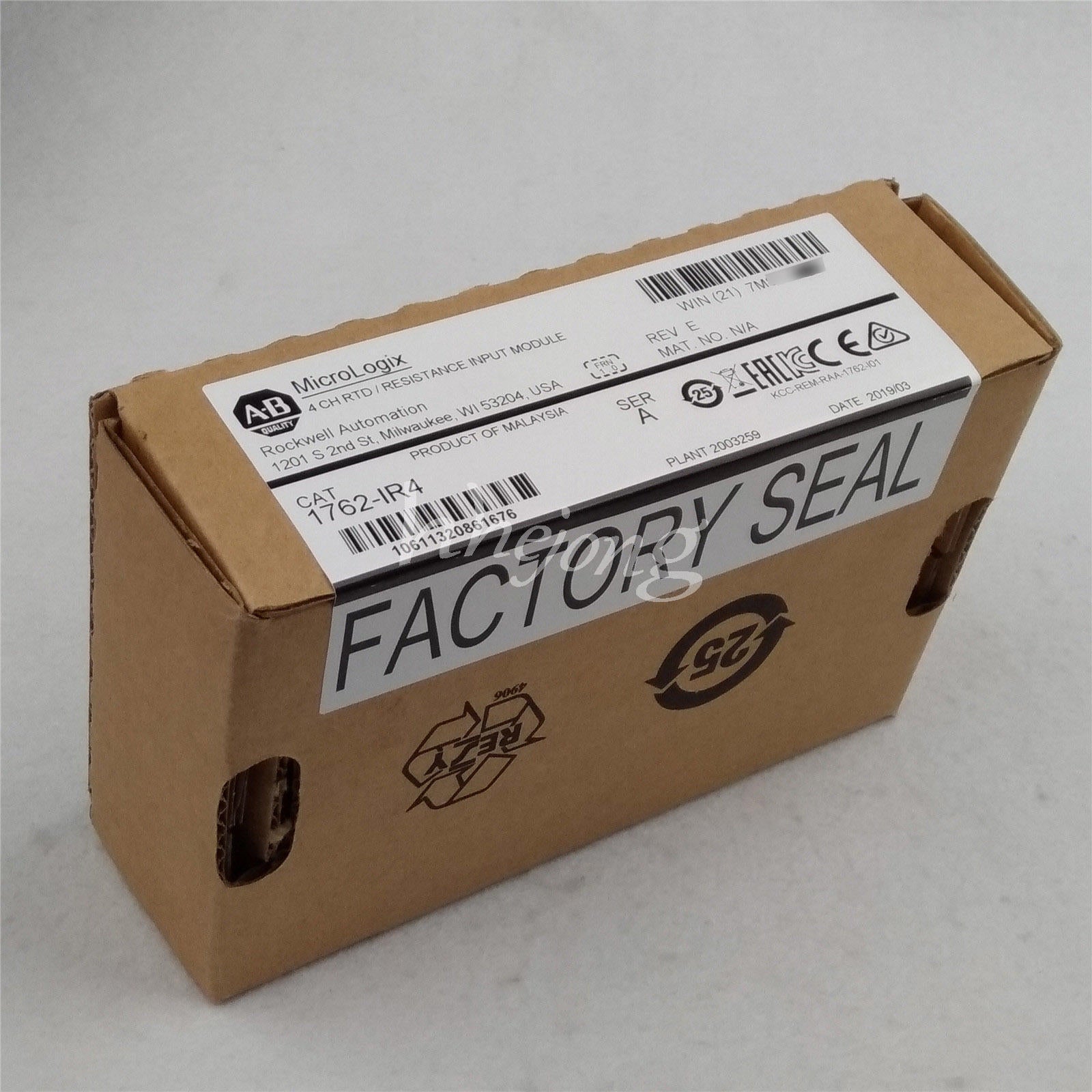 new 1PCS  Allen-Bradley 1762-IR4 SER A INPUT Module Allen-Bradley